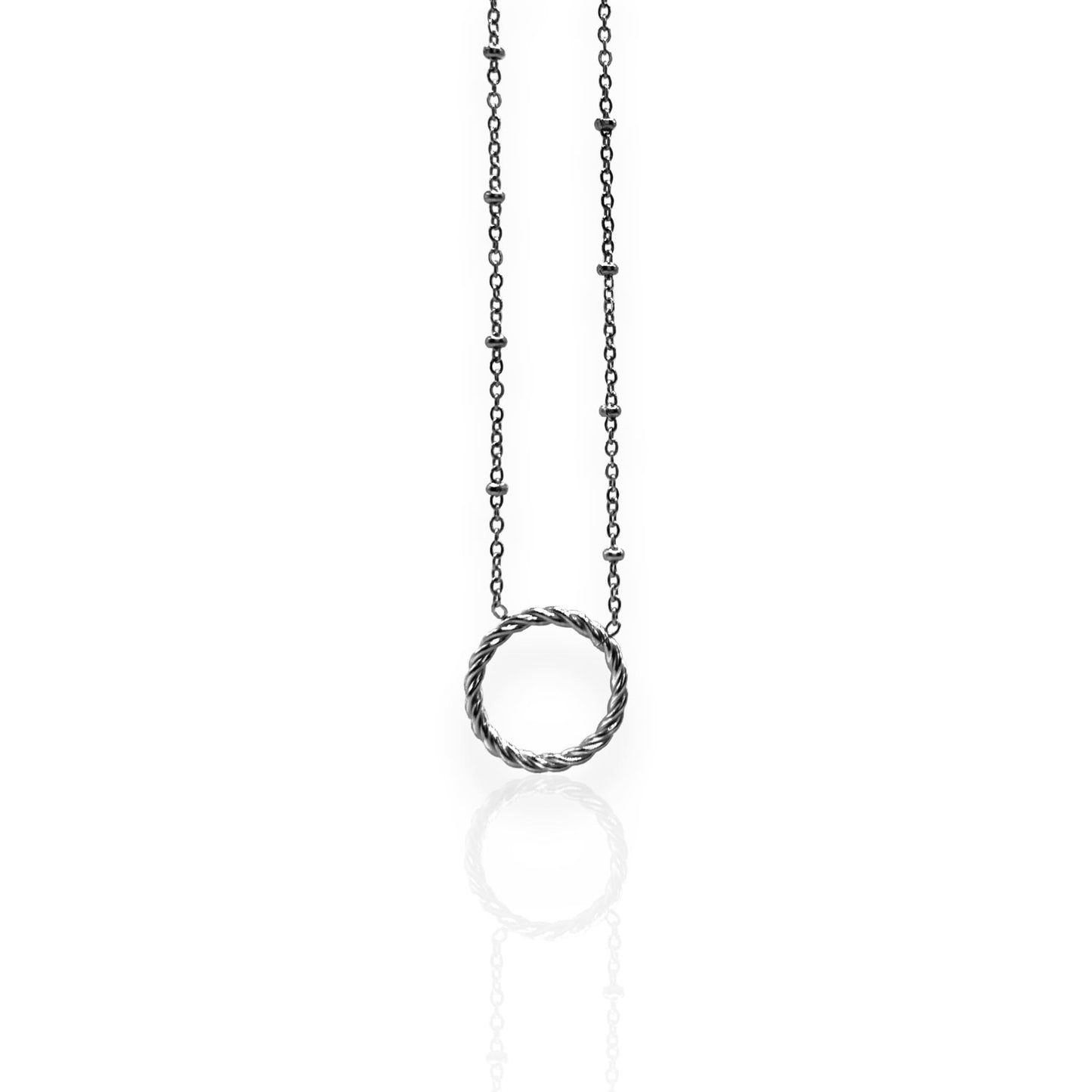 Collier anneau torsade | Livy