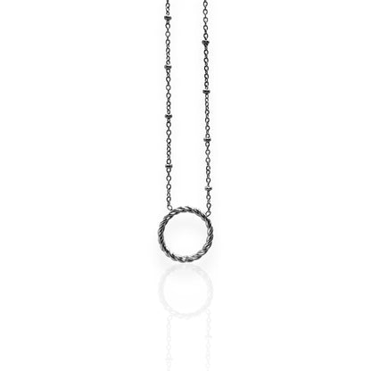 Collier anneau torsade | Livy