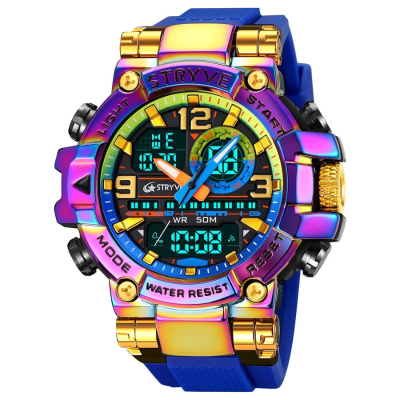 Montre en Silicone Graphique pour Homme - SWISH Graphique