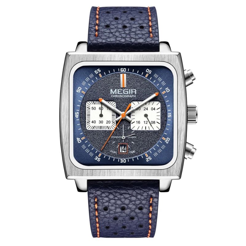 Montre en Cuir Rythmée pour Homme - MEGIR Tempo