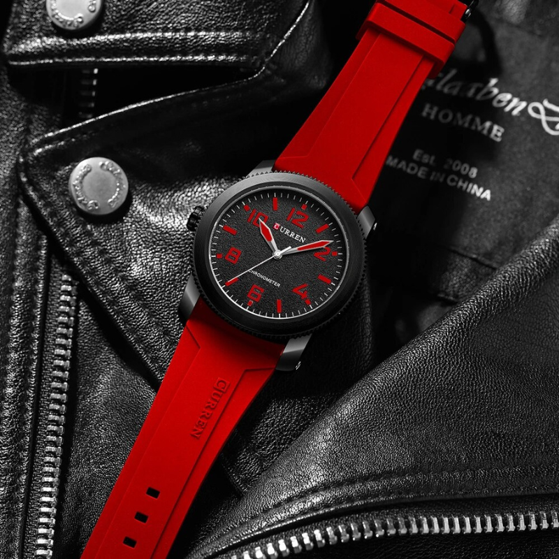 Montre en Silicone Énergique pour Homme - CURREN Phoenix