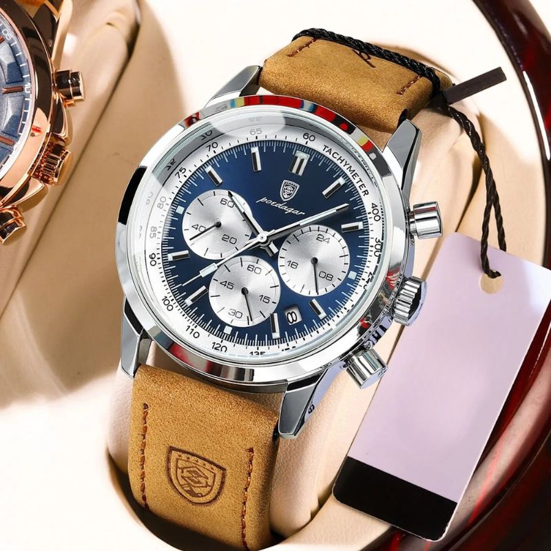 Montre en Cuir Classique pour Homme - AGR Chrono Classique