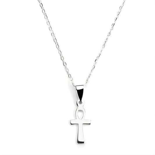 Collier pendentif petite croix Ankh