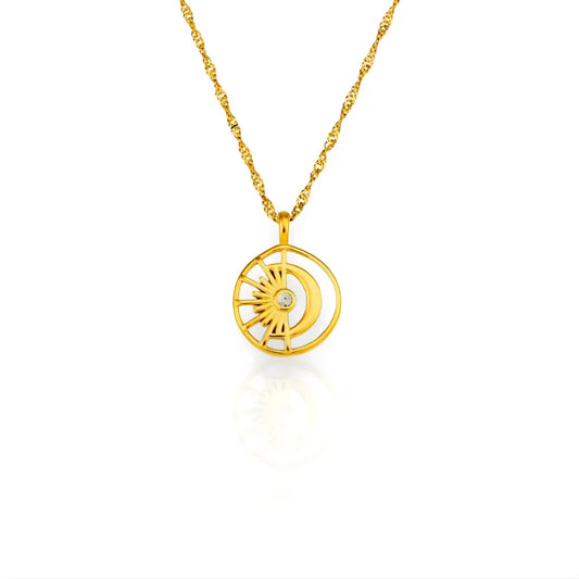 Collier lune et soleil  | Moon