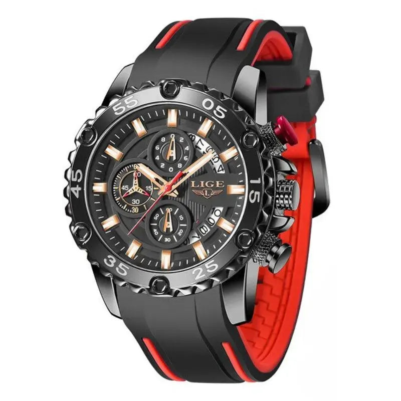 Montre en Silicone Durable pour Homme - LIGE Kevlar