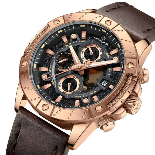 Montre en Cuir Parfumée pour Homme - NAVI Parfumé