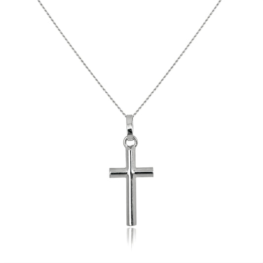 Serena - Pendentif croix sur chaîne de 40,64 cm