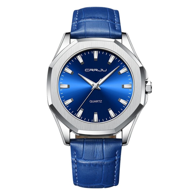 Montre en Cuir Élégante pour Homme - CR Premier Classique