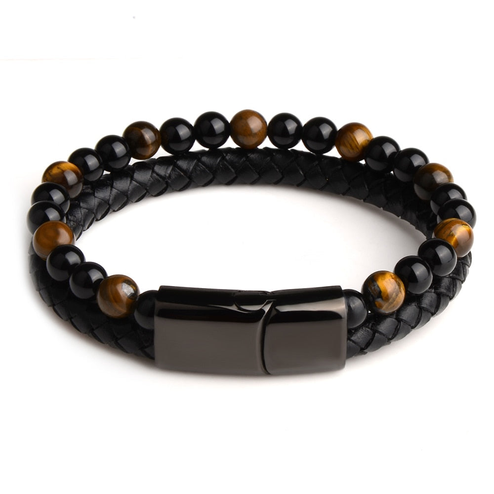 Bracelet en Perle Magnétique pour Homme