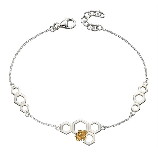 Bracelet Abeille & Nid d'Abeille