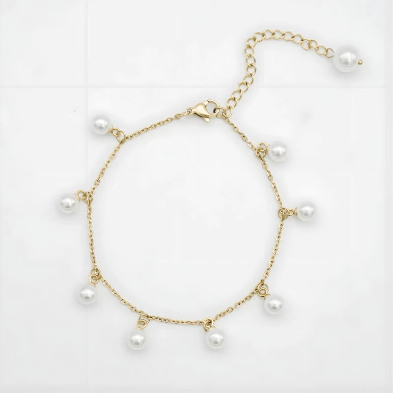 Bracelet de cheville Alicia Pearl