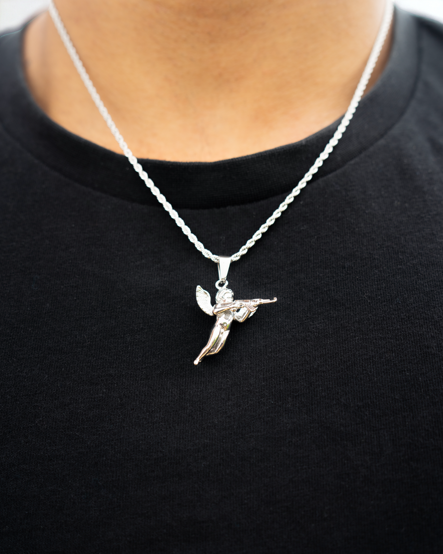 Pendentif cupidon pour homme