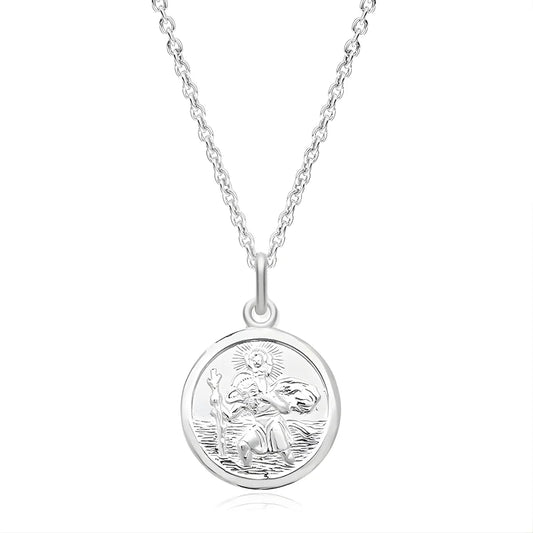 Pendentif Saint Christophe double face pour hommes