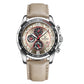 Montre en Cuir Tourbillonnante pour Homme - NAVI Vortex