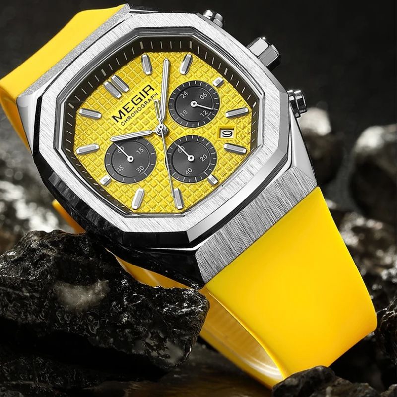 Montre en Silicone Aventureuse pour Homme - MEGIR Quêtes